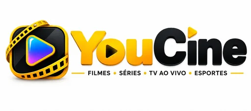 YouCine APK — logo do aplicativo de filmes, séries, TV ao vivo e esportes